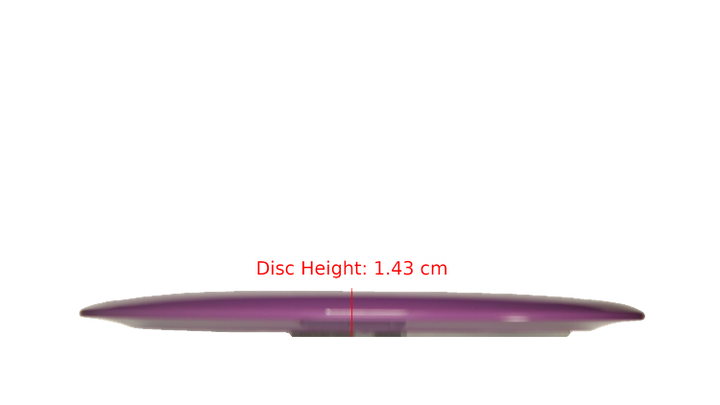 Dynamic Discs First Run Fuzion Treason Distance Driver Profile View