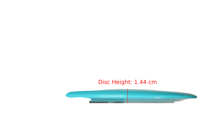 Dynamic Discs First Run Fuzion Treason Distance Driver Profile View