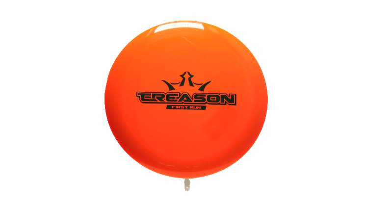 Dynamic Discs First Run Fuzion Treason Distance Driver Front View