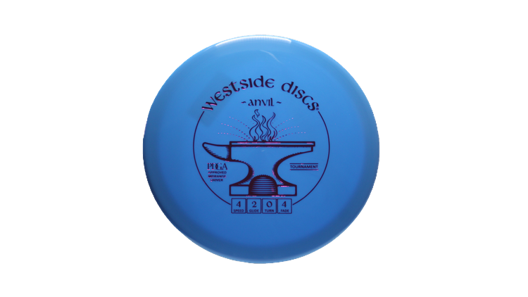Westside Discs Tournament Anvil Midrange Front View