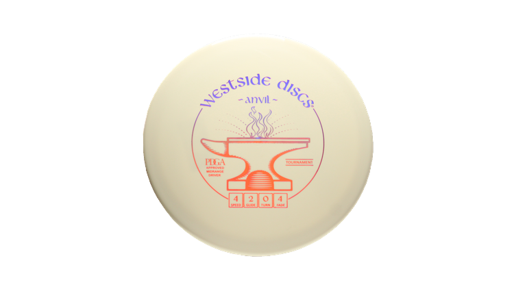 Westside Discs Tournament Anvil Midrange Front View