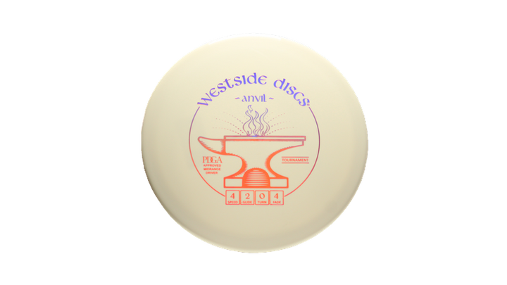 Westside Discs Tournament Anvil Midrange Front View