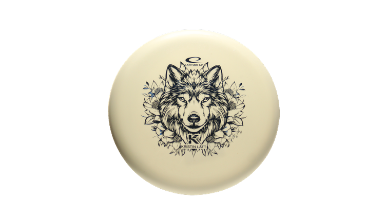 Latitude 64 2025 Kristin Latt Team Series Zero Medium Moonshine Pure Putter Front View