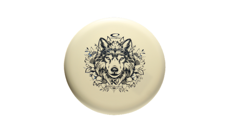 Latitude 64 2025 Kristin Latt Team Series Zero Medium Moonshine Pure Putter Front View