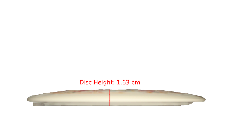 Latitude 64 Doughnut with Sprinkles DecoDye Sapphire Distance Driver Profile View