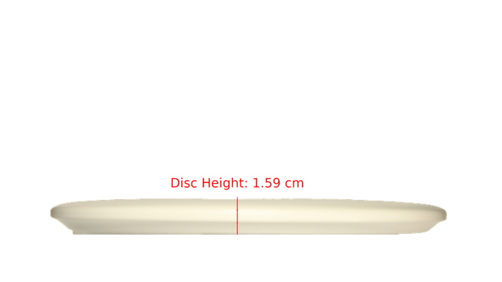 Discraft BYOP 2025 White ESP Buzzz Midrange Profile View