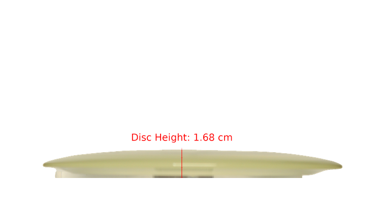 Dynamic Discs BYOP 2025 Lucid-X Moonshine Misprint Trespass Distance Driver Profile View