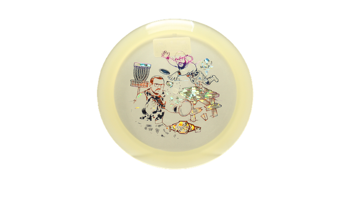 Dynamic Discs BYOP 2025 Lucid-X Moonshine Misprint Trespass Distance Driver Front View