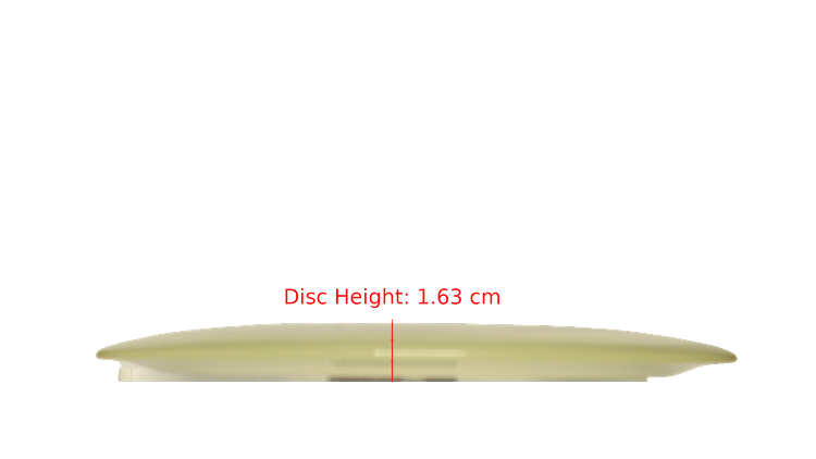 Dynamic Discs BYOP 2025 Lucid-X Moonshine Misprint Trespass Distance Driver Profile View