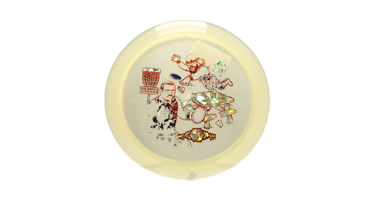 Dynamic Discs BYOP 2025 Lucid-X Moonshine Misprint Trespass Distance Driver Front View