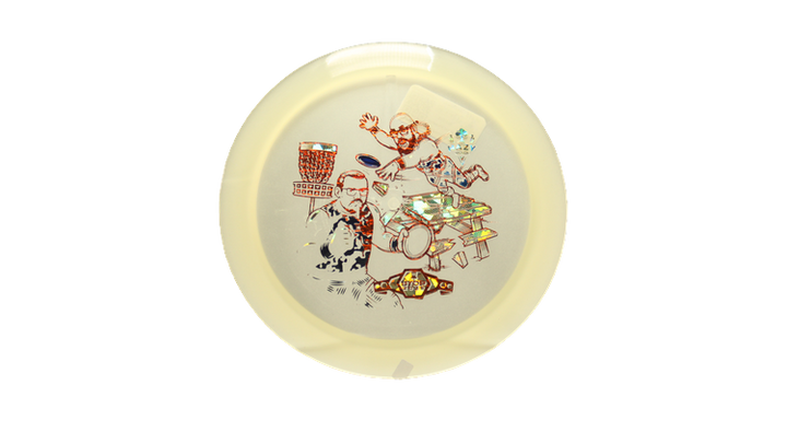 Dynamic Discs BYOP 2025 Lucid-X Moonshine Misprint Trespass Distance Driver Front View