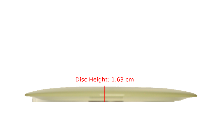 Dynamic Discs BYOP 2025 Lucid-X Moonshine Misprint Trespass Distance Driver Profile View