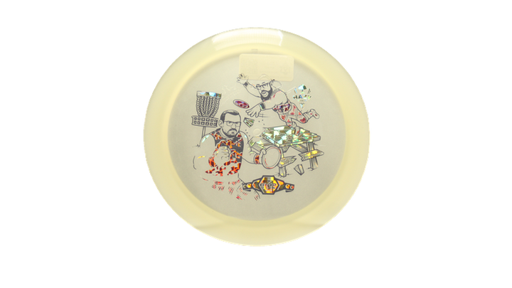 Dynamic Discs BYOP 2025 Lucid-X Moonshine Misprint Trespass Distance Driver Front View