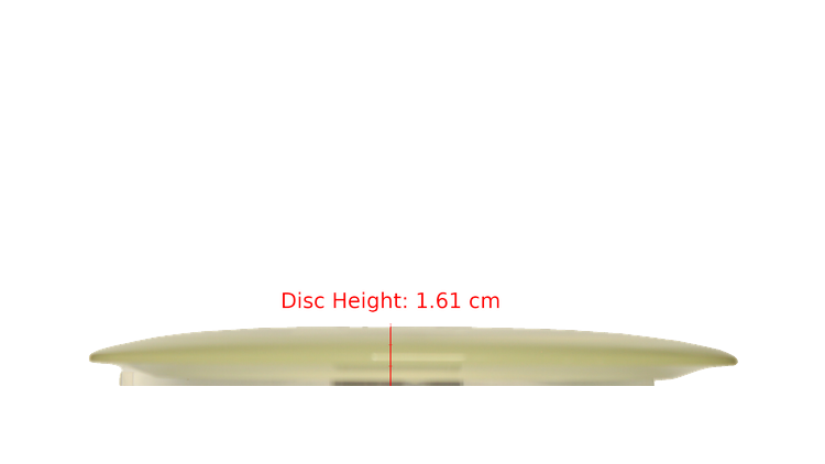 Dynamic Discs BYOP 2025 Lucid-X Moonshine Misprint Trespass Distance Driver Profile View