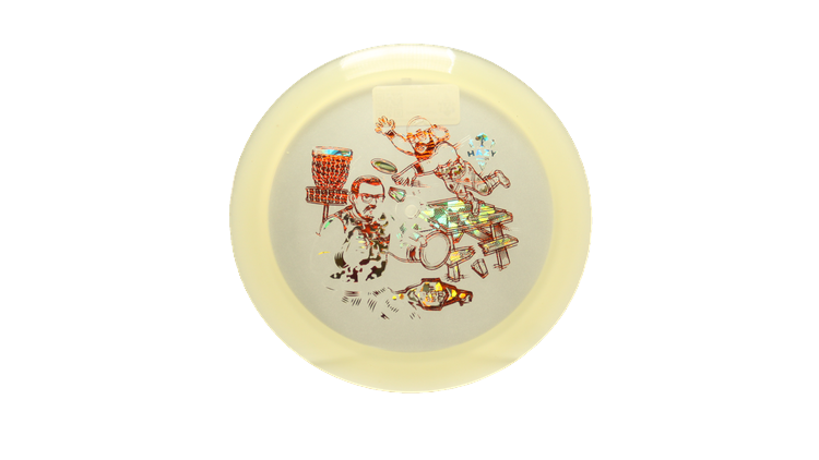 Dynamic Discs BYOP 2025 Lucid-X Moonshine Misprint Trespass Distance Driver Front View