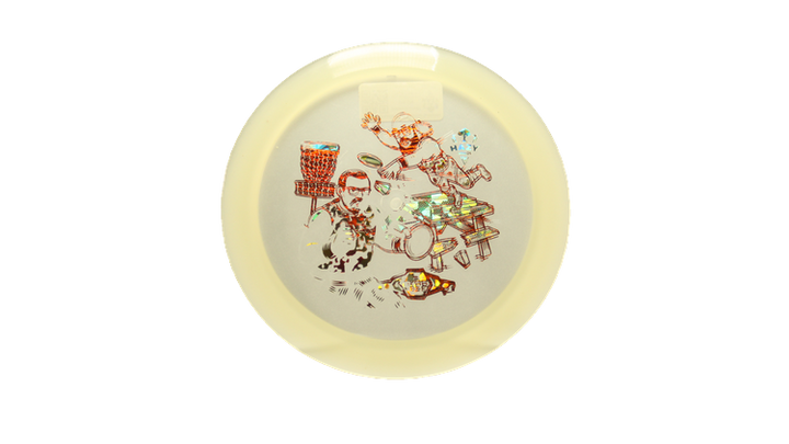 Dynamic Discs BYOP 2025 Lucid-X Moonshine Misprint Trespass Distance Driver Front View