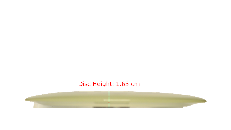 Dynamic Discs BYOP 2025 Lucid-X Moonshine Misprint Trespass Distance Driver Profile View