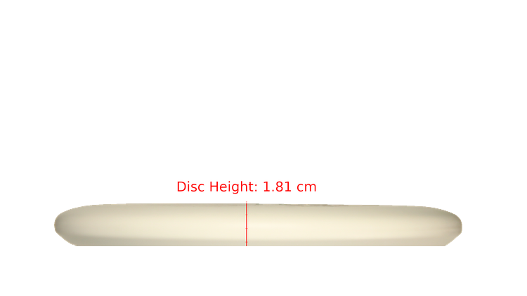 Discmania BYOP 2025 Flex 1 D-Line X-Out P2 Putter Profile View