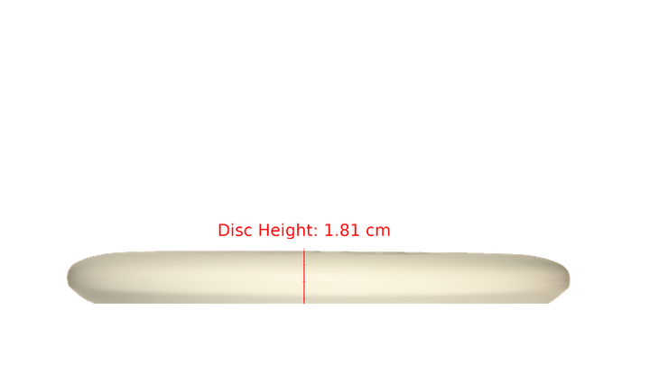 Discmania BYOP 2025 Flex 1 D-Line X-Out P2 Putter Profile View