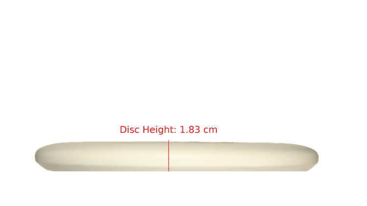 Discmania BYOP 2025 Flex 1 D-Line X-Out P2 Putter Profile View