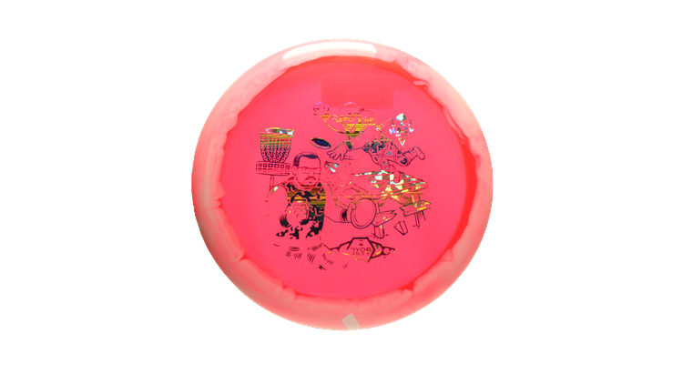 Latitude 64 BYOP 2025 Opto-ICE Moonshine Misprint Sapphire Distance Driver Front View