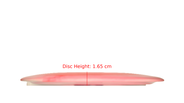 Latitude 64 BYOP 2025 Opto-ICE Moonshine Misprint Sapphire Distance Driver Profile View