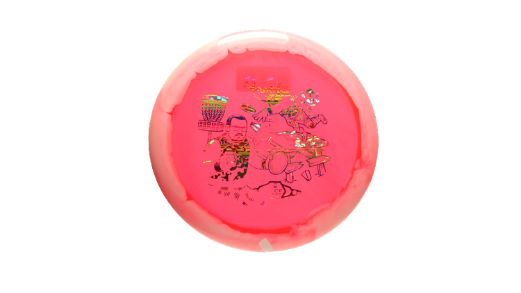 Latitude 64 BYOP 2025 Opto-ICE Moonshine Misprint Sapphire Distance Driver Front View