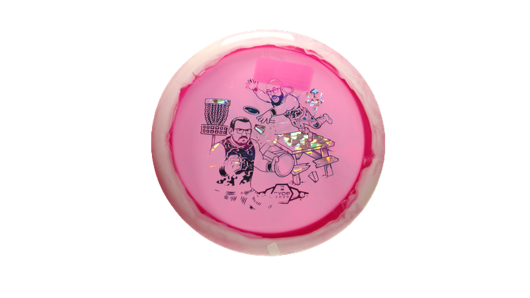 Latitude 64 BYOP 2025 Opto-ICE Moonshine Misprint Sapphire Distance Driver Front View