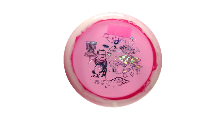 Latitude 64 BYOP 2025 Opto-ICE Moonshine Misprint Sapphire Distance Driver Front View