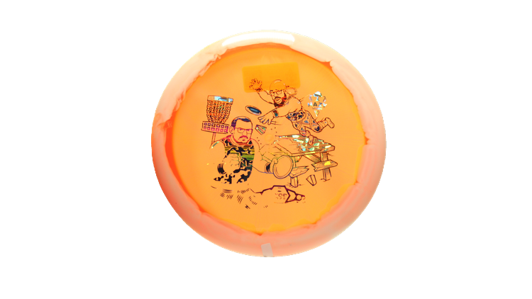 Latitude 64 BYOP 2025 Opto-ICE Moonshine Misprint Sapphire Distance Driver Front View