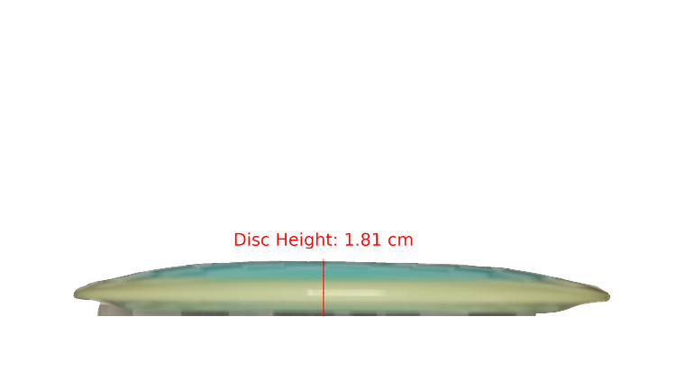 Westside Discs BYOP 2025 VIP Moonshine Orbit Misprint Northman Distance Driver Profile View