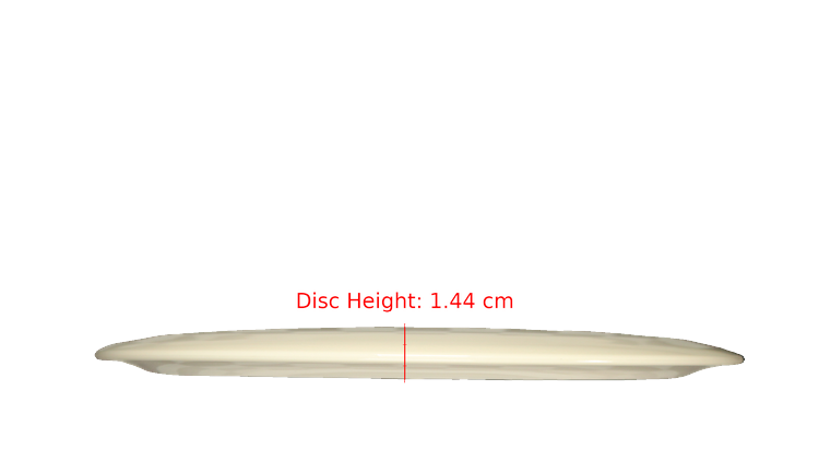 Clash Steady Vanilla Distance Driver Profile View