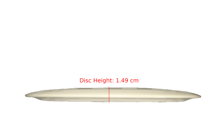 Clash Steady Vanilla Distance Driver Profile View