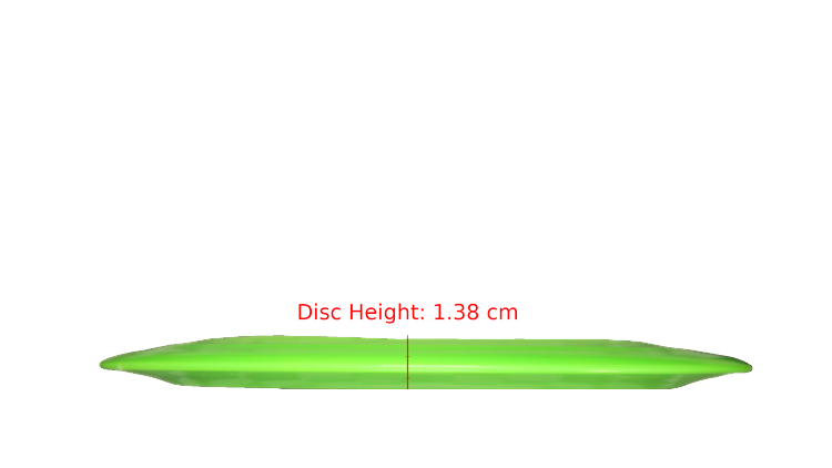 Discraft Big Z Nuke Distance Driver Profile View