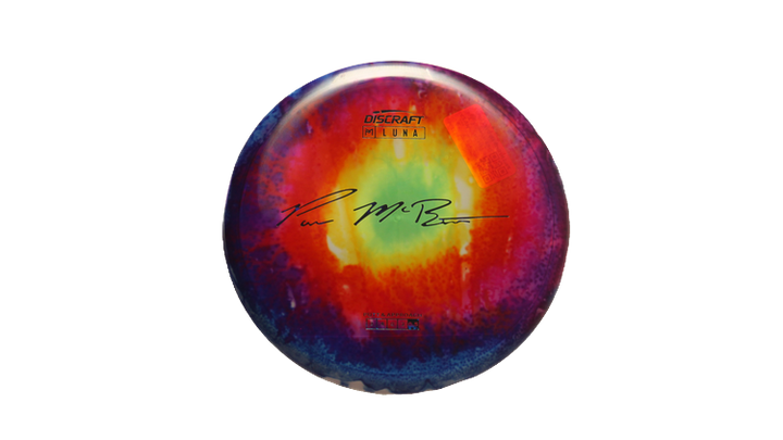 Discraft Paul McBeth Fly Dye Z Luna Putter Front View
