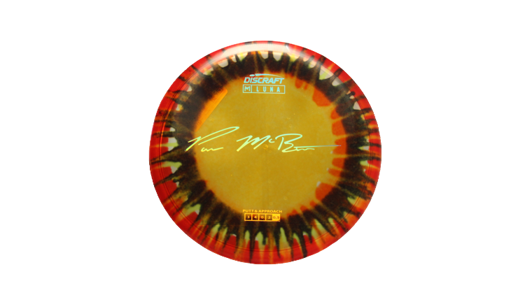 Discraft Paul McBeth Fly Dye Z Luna Putter Front View