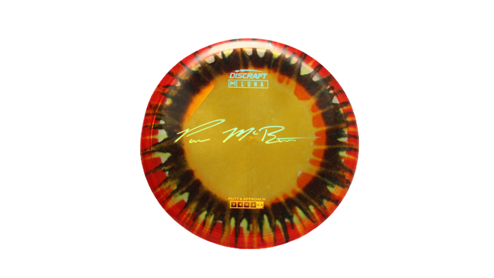 Discraft Paul McBeth Fly Dye Z Luna Putter Front View