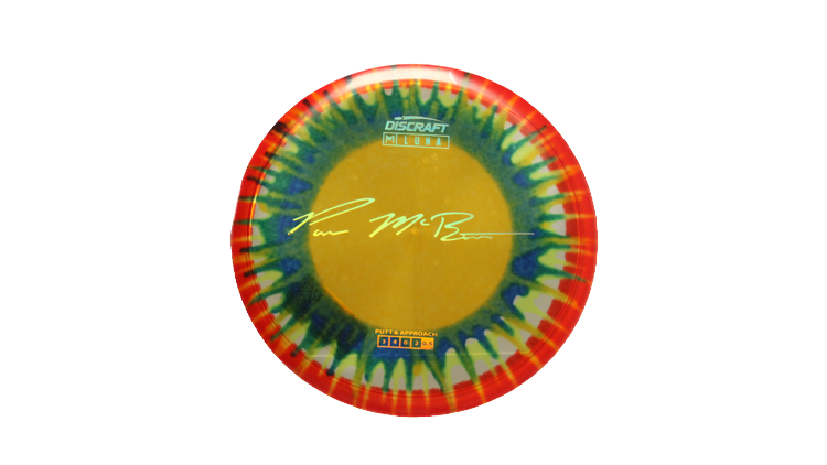 Discraft Paul McBeth Fly Dye Z Luna Putter Front View