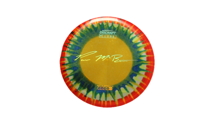 Discraft Paul McBeth Fly Dye Z Luna Putter Front View