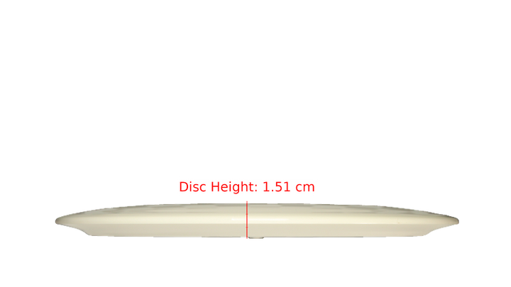 Discraft Fear The BogeyMan White ESP Anax Distance Driver Profile View