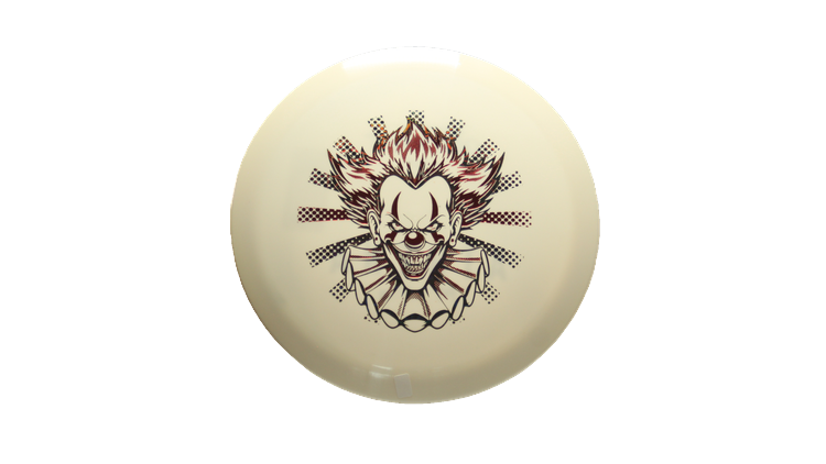 Discraft Fear The BogeyMan White ESP Athena Fairway Driver Front View