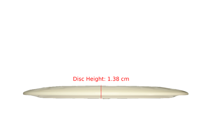 Discraft Fear The BogeyMan White ESP Hades Distance Driver Profile View