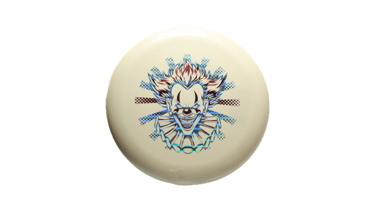 Discraft Fear The BogeyMan White ESP Luna Putter Front View
