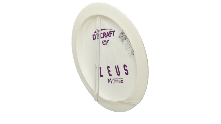 Discraft Fear The BogeyMan White ESP Zeus Distance Driver Back View