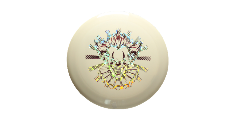 Discraft Fear The BogeyMan White ESP Zeus Distance Driver Front View