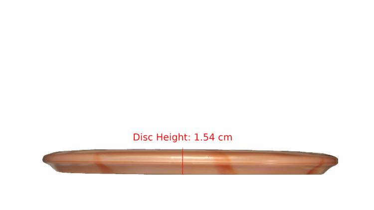 Discraft Titanium Buzzz Midrange Profile View