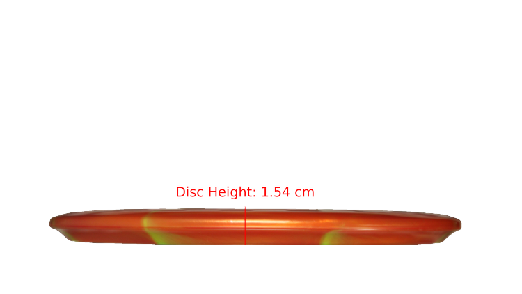 Discraft Titanium Buzzz Midrange Profile View