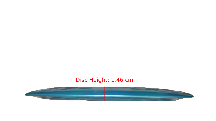 Discraft Titanium Nuke Distance Driver Profile View