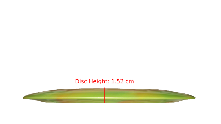 Discraft Titanium Nuke Distance Driver Profile View