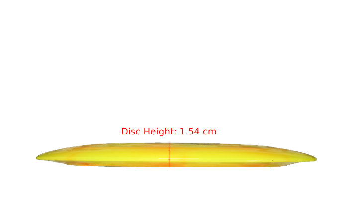Discraft 2025 Ezra Aderhold Tour Series Z Swirl Nuke Distance Driver Profile View